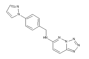 (4-pyrazol-1-ylbenzyl)-(tetrazolo[5,1-f]pyridazin-6-yl)amine