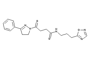 4-keto-N-[3-(1,2,4-oxadiazol-5-yl)propyl]-4-(3-phenyl-2-pyrazolin-1-yl)butyramide