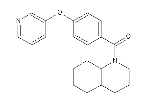 3,4,4a,5,6,7,8,8a-octahydro-2H-quinolin-1-yl-[4-(3-pyridyloxy)phenyl]methanone