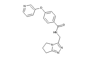 N-(6,7-dihydro-5H-pyrrolo[2,1-c][1,2,4]triazol-3-ylmethyl)-4-(3-pyridyloxy)benzamide