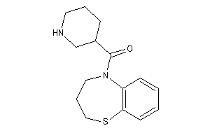 3,4-dihydro-2H-1,5-benzothiazepin-5-yl(3-piperidyl)methanone