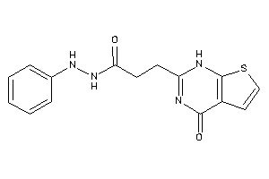 3-(4-keto-1H-thieno[2,3-d]pyrimidin-2-yl)-N'-phenyl-propionohydrazide