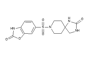 6-[(3-keto-2,4,8-triazaspiro[4.5]decan-8-yl)sulfonyl]-3H-1,3-benzoxazol-2-one
