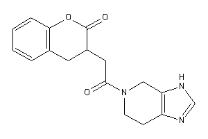 3-[2-keto-2-(3,4,6,7-tetrahydroimidazo[4,5-c]pyridin-5-yl)ethyl]chroman-2-one