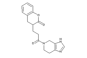 3-[3-keto-3-(3,4,6,7-tetrahydroimidazo[4,5-c]pyridin-5-yl)propyl]chroman-2-one