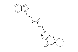 Image of N-[2-(2H-indol-3-yl)ethyl]-2-(4-ketospiro[chroman-2,1'-cyclohexane]-7-yl)oxy-acetamide