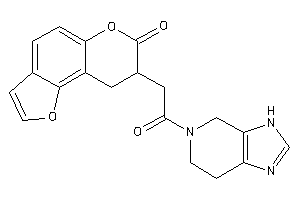 Image of 8-[2-keto-2-(3,4,6,7-tetrahydroimidazo[4,5-c]pyridin-5-yl)ethyl]-8,9-dihydrofuro[2,3-f]chromen-7-one