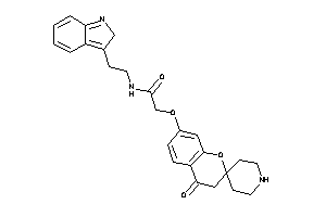 Image of N-[2-(2H-indol-3-yl)ethyl]-2-(4-ketospiro[chroman-2,4'-piperidine]-7-yl)oxy-acetamide