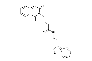 4-(2,4-diketo-4aH-quinazolin-3-yl)-N-[2-(2H-indol-3-yl)ethyl]butyramide