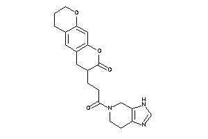 3-[3-keto-3-(3,4,6,7-tetrahydroimidazo[4,5-c]pyridin-5-yl)propyl]-4,6,7,8-tetrahydro-3H-pyrano[3,2-g]chromen-2-one