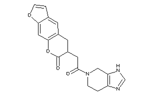 Image of 6-[2-keto-2-(3,4,6,7-tetrahydroimidazo[4,5-c]pyridin-5-yl)ethyl]-5,6-dihydrofuro[3,2-g]chromen-7-one