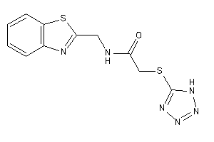 N-(1,3-benzothiazol-2-ylmethyl)-2-(1H-tetrazol-5-ylthio)acetamide