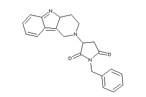 Image of 3-(1,3,4,4a-tetrahydropyrido[4,3-b]indol-2-yl)-1-benzyl-pyrrolidine-2,5-quinone