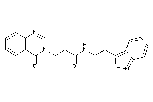 N-[2-(2H-indol-3-yl)ethyl]-3-(4-ketoquinazolin-3-yl)propionamide