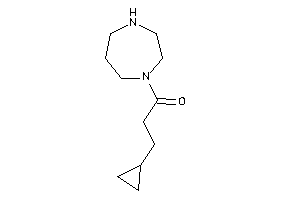 3-cyclopropyl-1-(1,4-diazepan-1-yl)propan-1-one