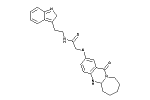 N-[2-(2H-indol-3-yl)ethyl]-2-[(12-keto-5a,6,7,8,9,10-hexahydro-5H-azepino[2,1-b]quinazolin-2-yl)oxy]acetamide