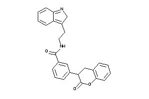 N-[2-(2H-indol-3-yl)ethyl]-3-(2-ketochroman-3-yl)benzamide