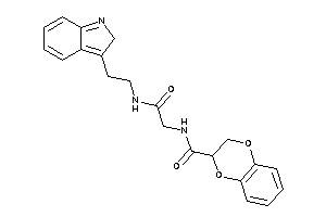 N-[2-[2-(2H-indol-3-yl)ethylamino]-2-keto-ethyl]-2,3-dihydro-1,4-benzodioxine-3-carboxamide