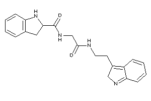 N-[2-[2-(2H-indol-3-yl)ethylamino]-2-keto-ethyl]indoline-2-carboxamide