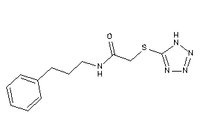 N-(3-phenylpropyl)-2-(1H-tetrazol-5-ylthio)acetamide