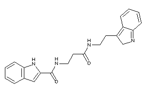 N-[3-[2-(2H-indol-3-yl)ethylamino]-3-keto-propyl]-1H-indole-2-carboxamide