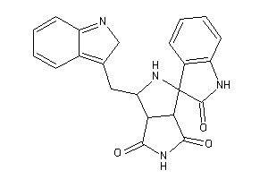 6-(2H-indol-3-ylmethyl)spiro[3a,5,6,6a-tetrahydropyrrolo[3,4-c]pyrrole-4,3'-indoline]-1,2',3-trione