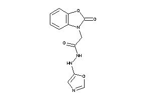 2-(2-keto-1,3-benzoxazol-3-yl)-N'-oxazol-5-yl-acetohydrazide