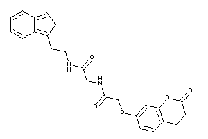 N-[2-(2H-indol-3-yl)ethyl]-2-[[2-(2-ketochroman-7-yl)oxyacetyl]amino]acetamide