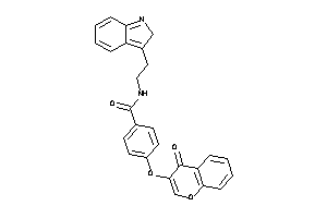 N-[2-(2H-indol-3-yl)ethyl]-4-(4-ketochromen-3-yl)oxy-benzamide