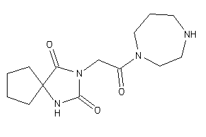 Image of 3-[2-(1,4-diazepan-1-yl)-2-keto-ethyl]-1,3-diazaspiro[4.4]nonane-2,4-quinone