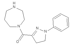 1,4-diazepan-1-yl-(1-phenyl-2-pyrazolin-3-yl)methanone