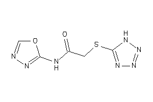 Image of N-(1,3,4-oxadiazol-2-yl)-2-(1H-tetrazol-5-ylthio)acetamide