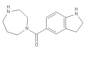 1,4-diazepan-1-yl(indolin-5-yl)methanone