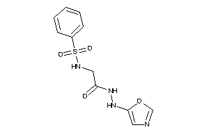 N-[2-keto-2-(N'-oxazol-5-ylhydrazino)ethyl]benzenesulfonamide