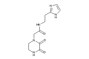 2-(2,3-diketopiperazino)-N-[2-(1H-imidazol-2-yl)ethyl]acetamide