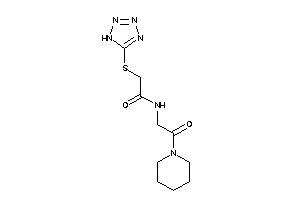 N-(2-keto-2-piperidino-ethyl)-2-(1H-tetrazol-5-ylthio)acetamide