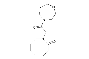 Image of 1-[2-(1,4-diazepan-1-yl)-2-keto-ethyl]azocan-2-one