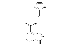 Image of N-[2-(1H-imidazol-2-yl)ethyl]-1H-pyrazolo[3,4-b]pyridine-4-carboxamide