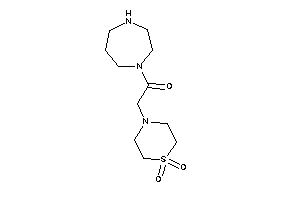 1-(1,4-diazepan-1-yl)-2-(1,1-diketo-1,4-thiazinan-4-yl)ethanone