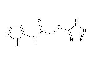 N-(1H-pyrazol-5-yl)-2-(1H-tetrazol-5-ylthio)acetamide