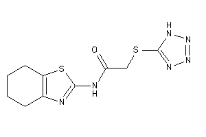 N-(4,5,6,7-tetrahydro-1,3-benzothiazol-2-yl)-2-(1H-tetrazol-5-ylthio)acetamide