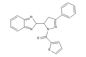 [5-(2H-benzimidazol-2-yl)-3-phenyl-2-pyrazolin-1-yl]-(2-thienyl)methanone