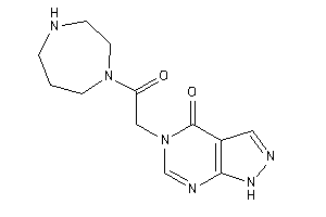 5-[2-(1,4-diazepan-1-yl)-2-keto-ethyl]-1H-pyrazolo[3,4-d]pyrimidin-4-one