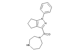 1,4-diazepan-1-yl-(1-phenyl-5,6-dihydro-4H-cyclopenta[c]pyrazol-3-yl)methanone