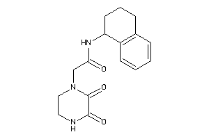 2-(2,3-diketopiperazino)-N-tetralin-1-yl-acetamide