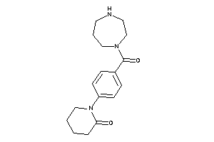 1-[4-(1,4-diazepane-1-carbonyl)phenyl]-2-piperidone