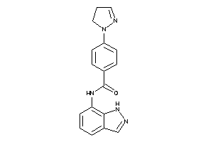 N-(1H-indazol-7-yl)-4-(2-pyrazolin-1-yl)benzamide