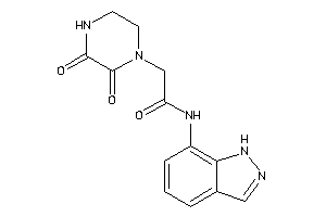 2-(2,3-diketopiperazino)-N-(1H-indazol-7-yl)acetamide