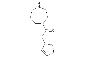 2-cyclopent-2-en-1-yl-1-(1,4-diazepan-1-yl)ethanone