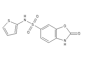 2-keto-N-(2-thienyl)-3H-1,3-benzoxazole-6-sulfonamide